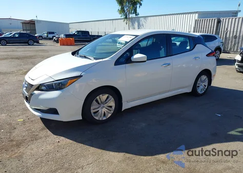 2020 Nissan Leaf S 40 Kwh z USA, uszkodzony, nr VIN 1N4AZ1BP4LC302331